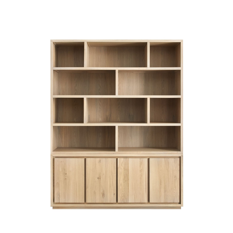 Boekenkast Lavio 210x164 natural grey