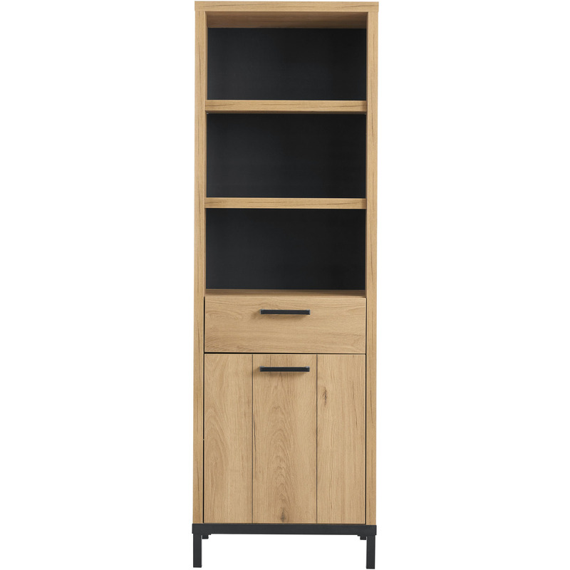 Boekenkast Lamaro Gold Hudson oak