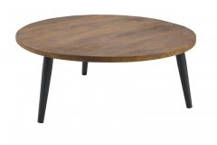 Salontafel Fidanza mango brown, Ø100 cm