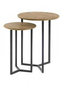 Salontafel set Gatteo mango naturel, Ø40 cm