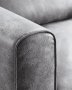 Loveseat Linoza HR-schuim zitting dark grey