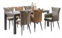 Eettafel Tregosa 160 x 90 smoked grey