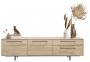 Tv-meubel Ricco fresh oak melamine, 182x45x50 cm