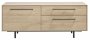 Tv-meubel Ricco fresh oak melamine, 125x45x50 cm