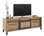 TV-meubel alva 61 x 183 orange teak