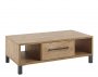 Salontafel Alva 125 x 68 cm orange teak