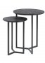 Salontafel set Gatteo mango black, Ø40 cm