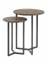 Salontafel set Gatteo mango grey, Ø40 cm