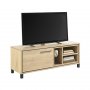 TV-meubel Heston 120 x 45 blank eiken