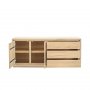 Dressoir Lavio 69 x 164 natural grey