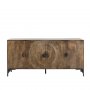 Dressoir 180 cm Nocona mangohout donkerbruin