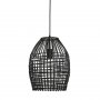 Hanglamp Orcia rotan zwart