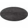 Eettafel Piastra ovaal 230x115 mango deep black