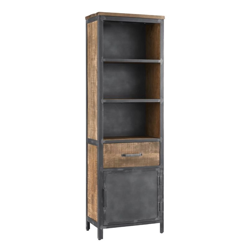 Boekenkast Indusy 200 x 65 mangohout