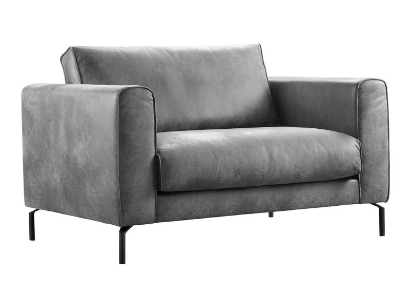 Loveseat Linoza HR-schuim zitting dark grey