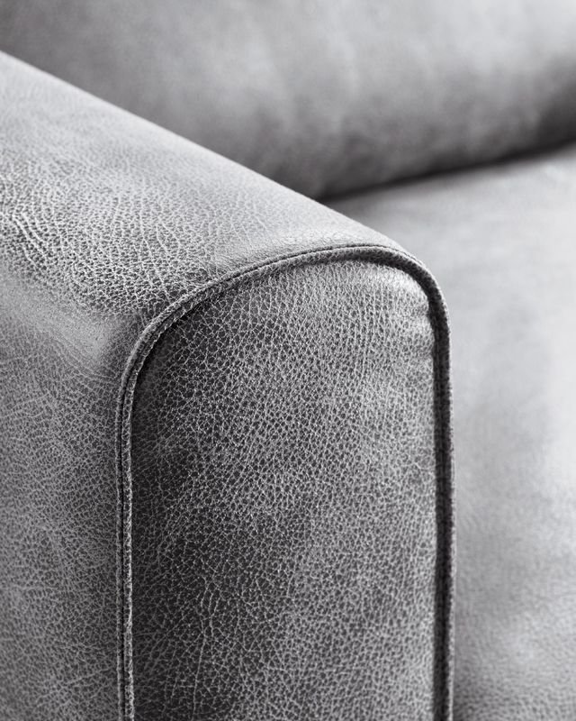 Loveseat Linoza polyether zitting dark grey