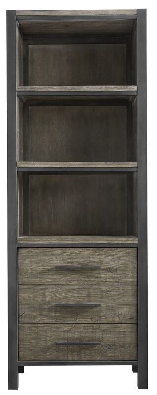 Boekenkast Morandi 195 x 72 eiken grey