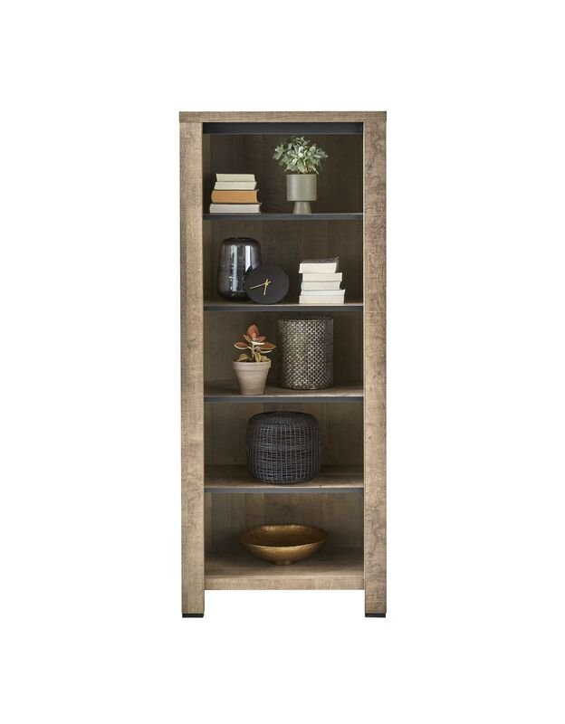 Boekenkast Mortara 170 x 70 dark brown