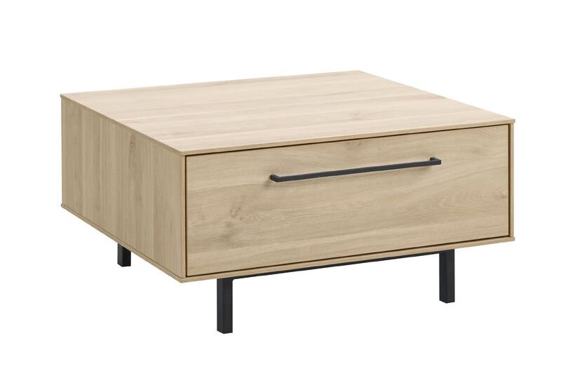 Salontafel Ricco fresh oak melamine, 67x67 cm