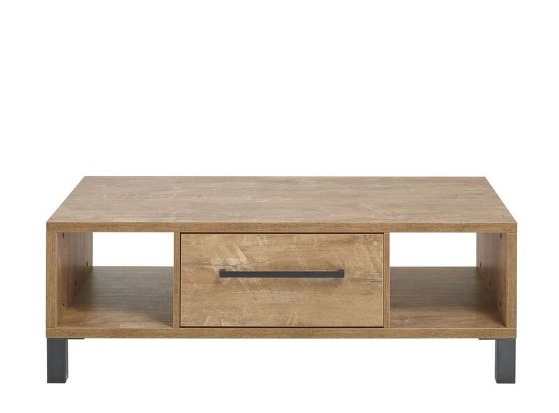 Salontafel Alva 125 x 68 cm orange teak