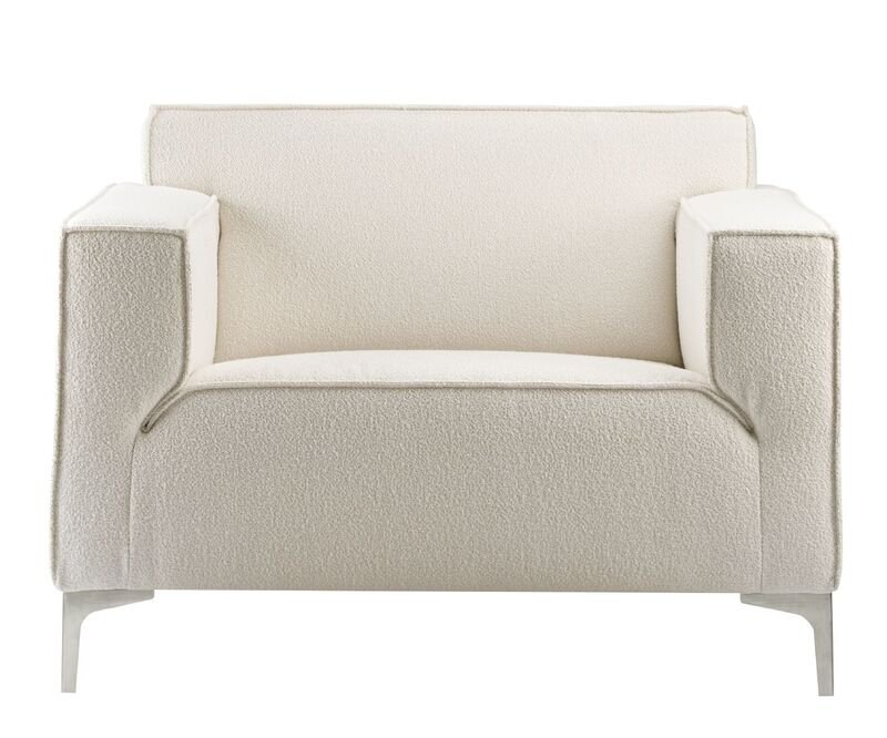 Loveseat Terzo HR-schuim zitting ivory