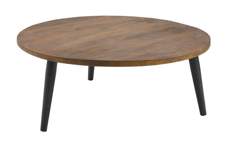 Salontafel Fidanza mango brown, Ø100 cm