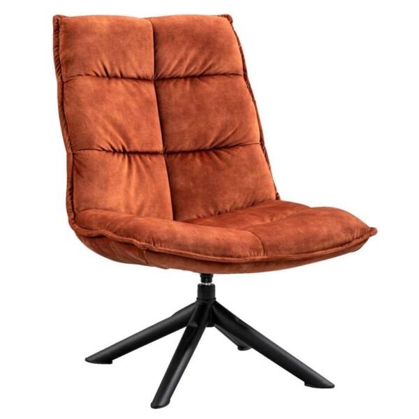 Draaifauteuil Mock in Velvet roest