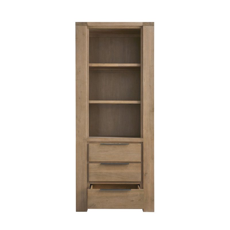 Boekenkast Valvola 200 x 83 smoked brown