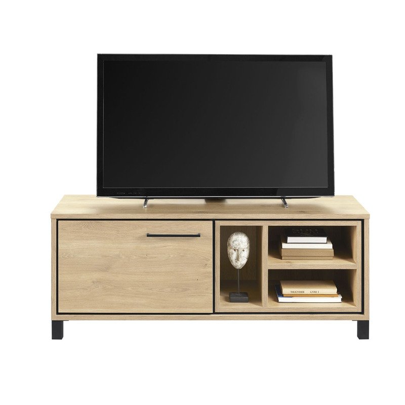 TV-meubel Heston 120 x 45 blank eiken