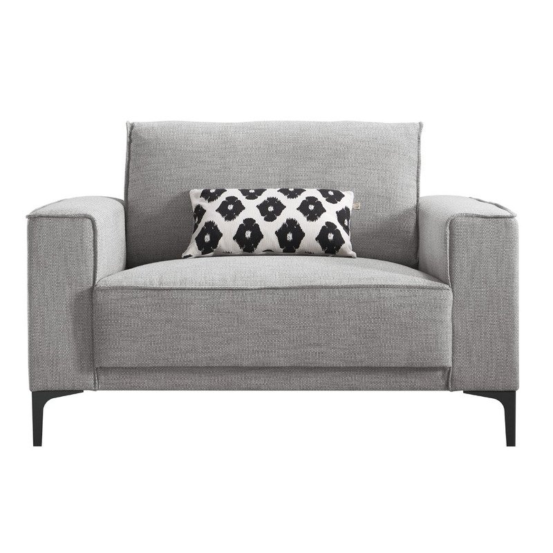 Loveseat Calira polyether zitting grey