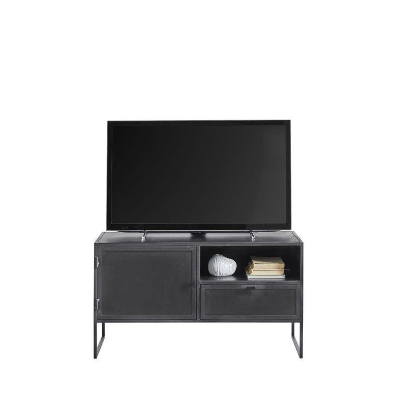 TV-meubel Orizone 102 cm Zwart metaal