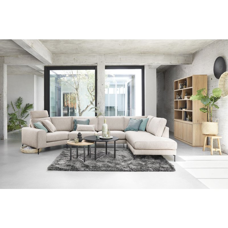 Boekenkast Lavio 210x164 natural grey