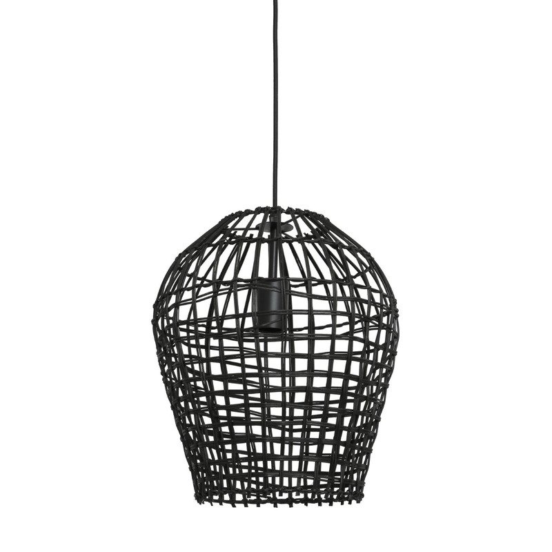 Hanglamp Scarperio rotan zwart