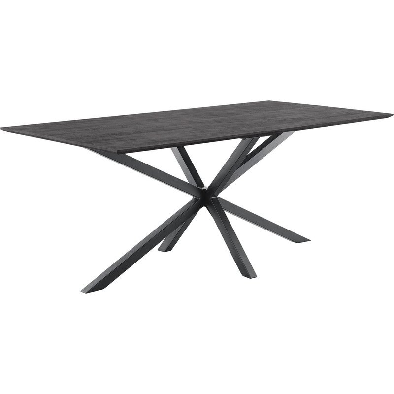 Eettafel Piastra 190x95 mango deep black